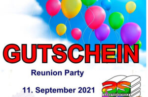 Read more about the article Reunion Party AK 2020:  Samstag, den 11.09.2021! Ein herzliches Dankeschön an alle beteiligten Organisatoren und Organisatorinnen!