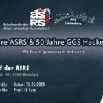 70 Jahre ASRS und 50 Jahre GGS Hackenberg