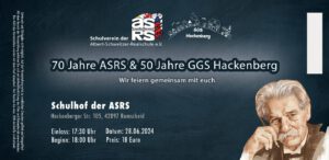 Read more about the article 70 Jahre ASRS und 50 Jahre GGS Hackenberg