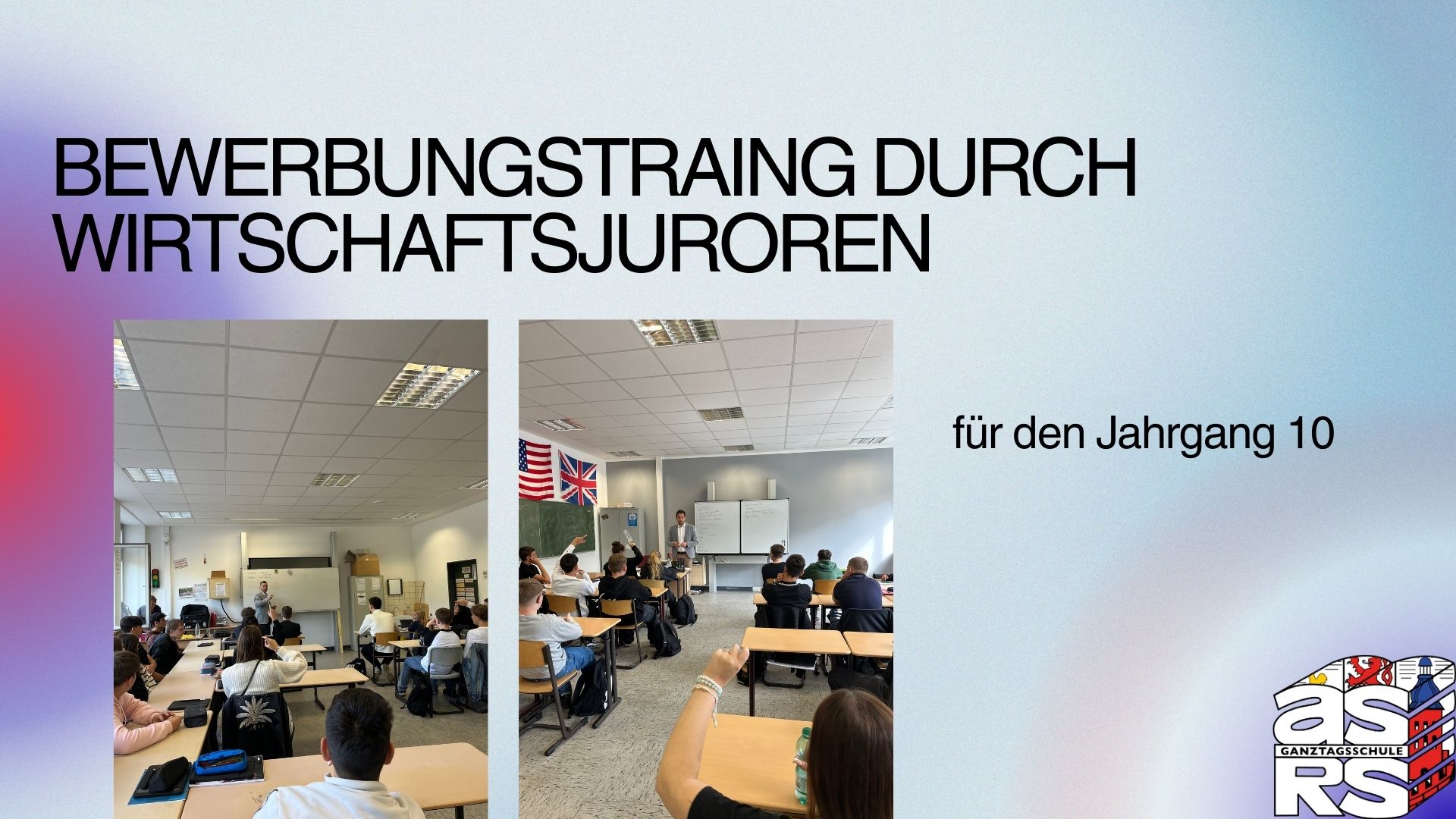 Du betrachtest gerade Bewerbungstraining durch die Wirtschaftsjunioren Remscheid im Jahrgang 10