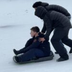 Rodeln statt Unterricht