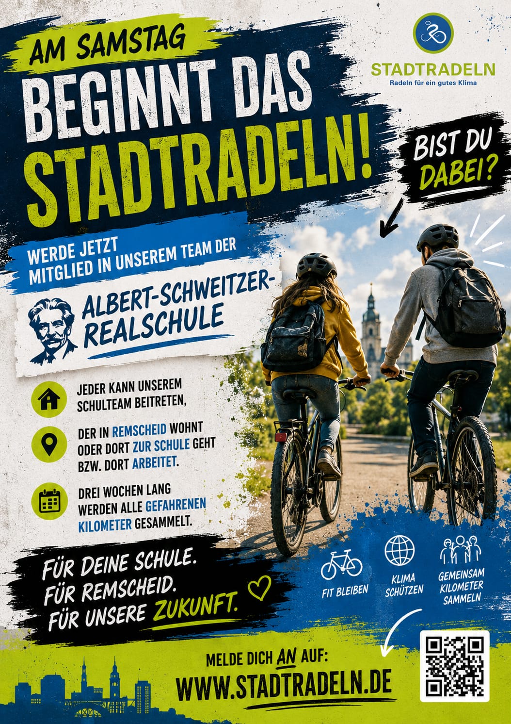 Du betrachtest gerade Die gesamte ASRS ist zum Stadtradeln aufgerufen